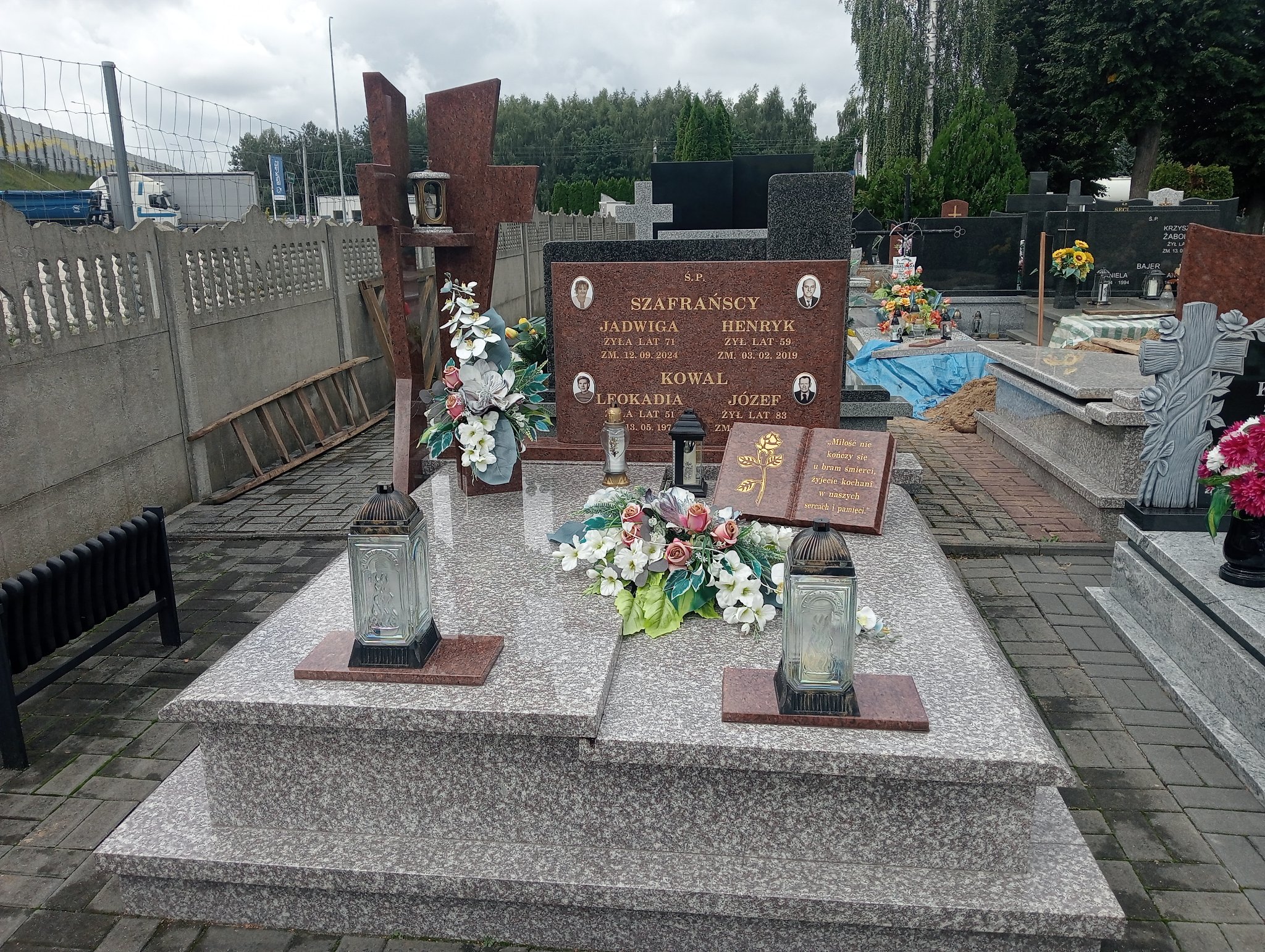 Grób Jadwiga Szafrańska