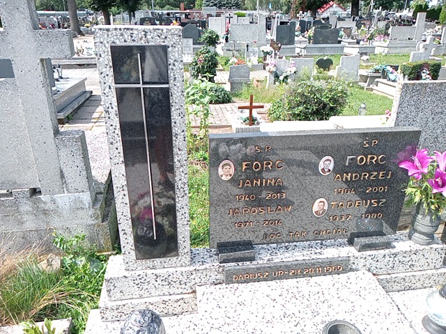 Janina Forc 1940 Dąbrowa Pawlikowice - Grobonet - Wyszukiwarka osób pochowanych