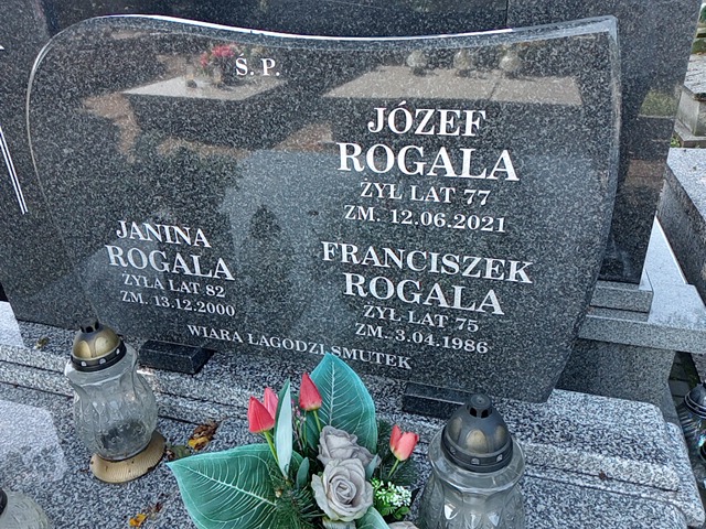 Józef Rogala 1943 Dąbrowa Pawlikowice - Grobonet - Wyszukiwarka osób pochowanych